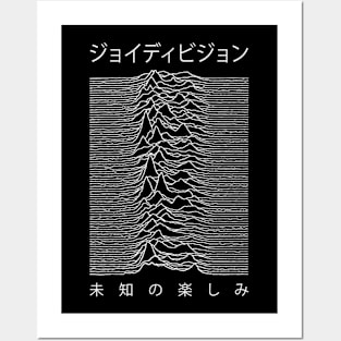 Unknown Pleasures Japan Version Parody [Dark] Posters and Art